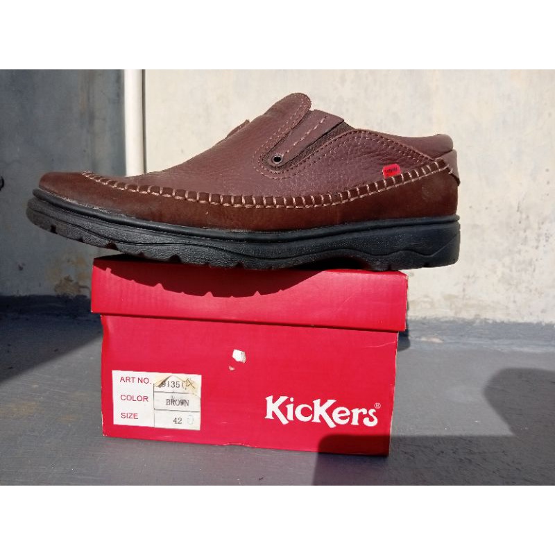 Sepatu Kickers Genuine Leather Upper Kulit Asli Original Bekas Second Preloved