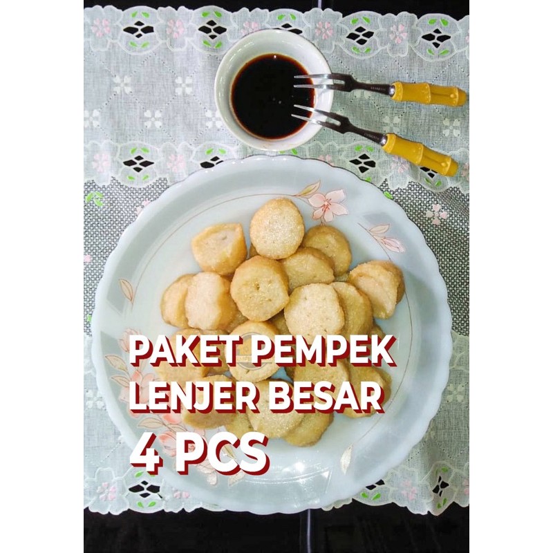 

Pempek Lenjer Besar Asli Palembang 4pcs Murah dan Enak