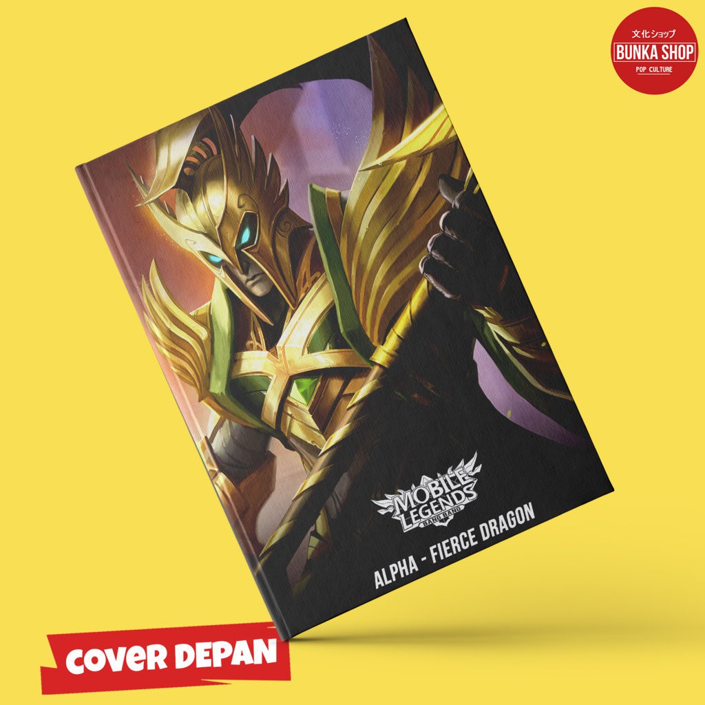 

Note Book Hardcover Game Mobile Legends Alpha FIerce Dragon Ukuran A5 Buku Catatan Buku Tulis Murah Jurnal Agenda Planner Notebook Gift Couple