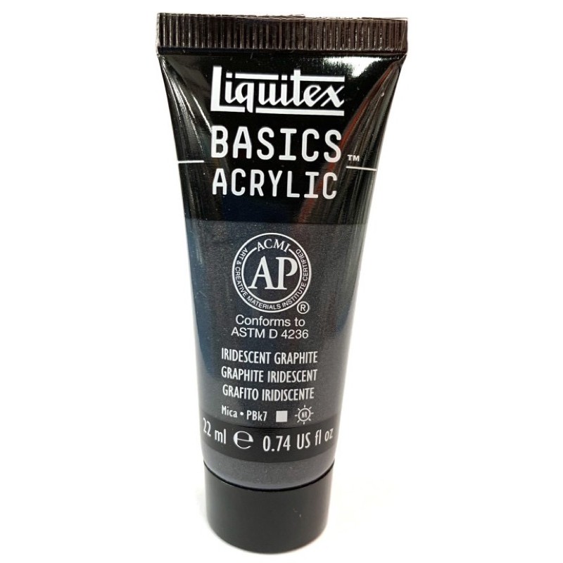 

Cat Acrylic Liquitex Basics 22ml Iridescent Graphite