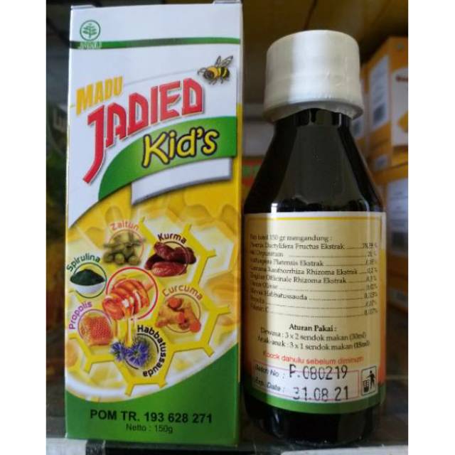 Jadied Kids Platinum Madu Anak Propolis plus Curcuma & Omega 369