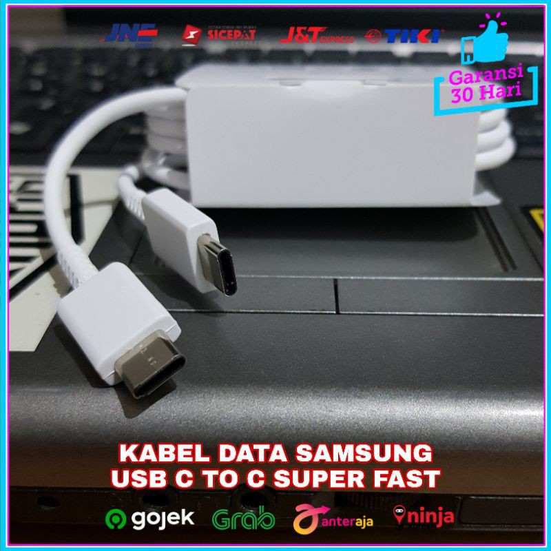 Kabel Data USB Samsung Super Fast Charging M51 ORIGINAL 100% USB C to C