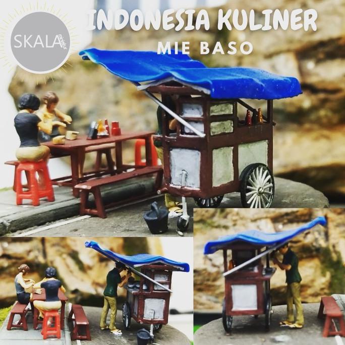 

Kuliner Indonesia Mie Baso Skala Miniatur