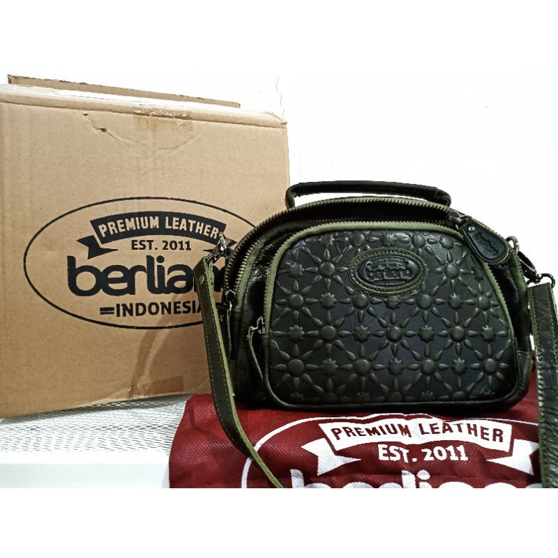 SIDNEY SMALL FULL OLIVE- BERLIANO