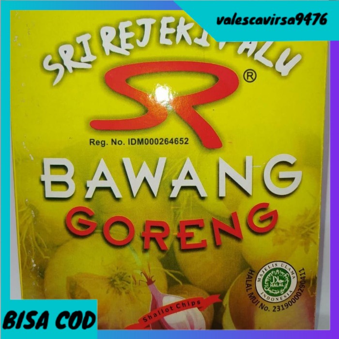 

⭐BISA COD⭐ Bawang Goreng Khas Palu - Sri Rejeki 500gr