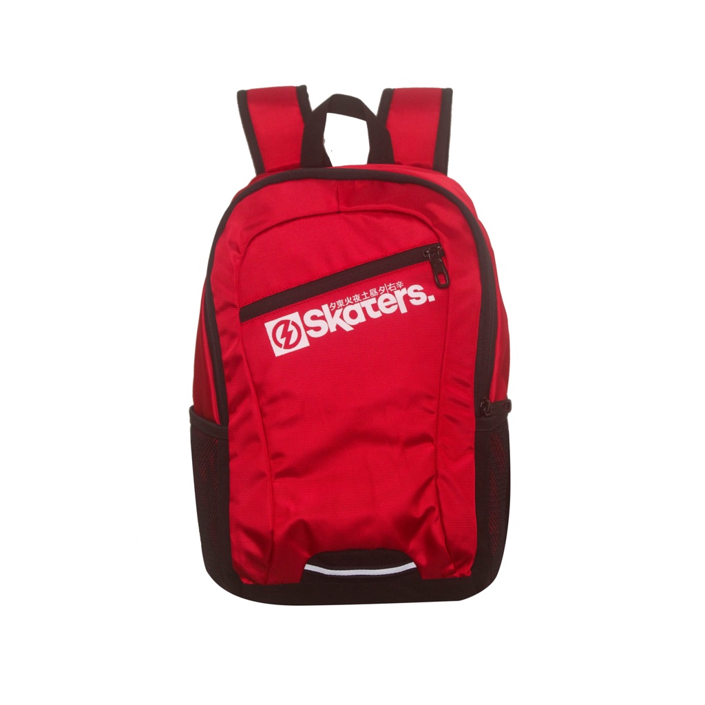 Tas Ransel Laptop Skaters UF039 Merah Hitam