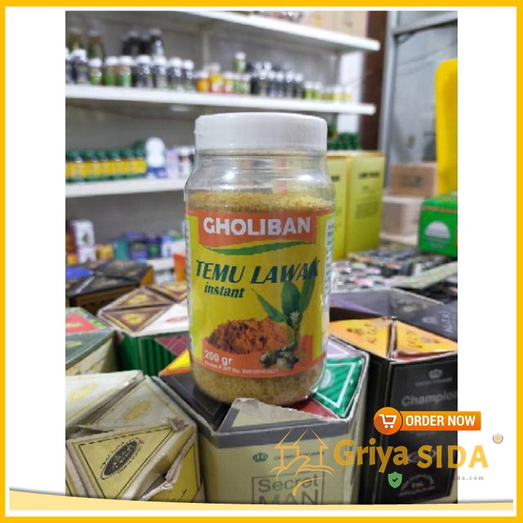 Temulawak Instan Gholiban 200 gr Seduh TEMULAWAK HERBAL PROMO