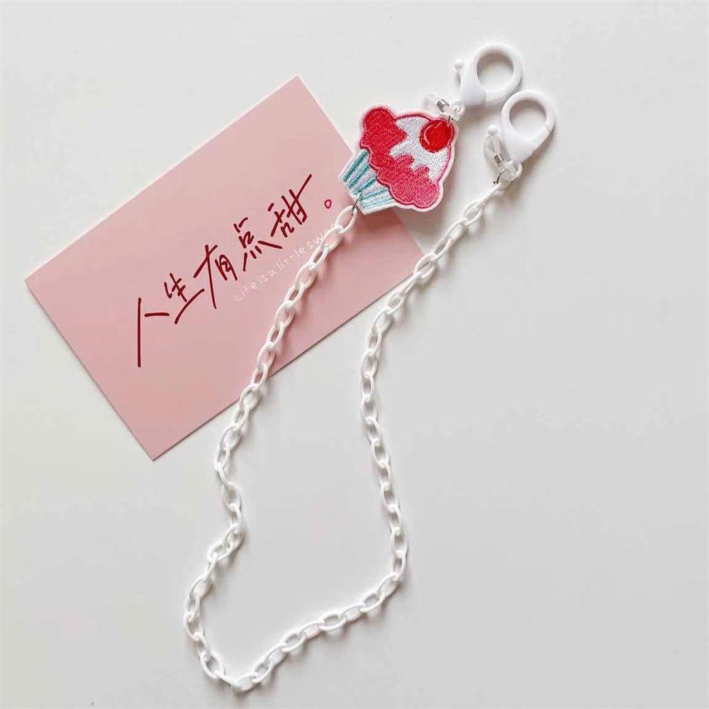 Lily Kartun Rantai Kacamata Wanita Adjustable Leher Rantai Wajah Lanyard Kacamata Tali