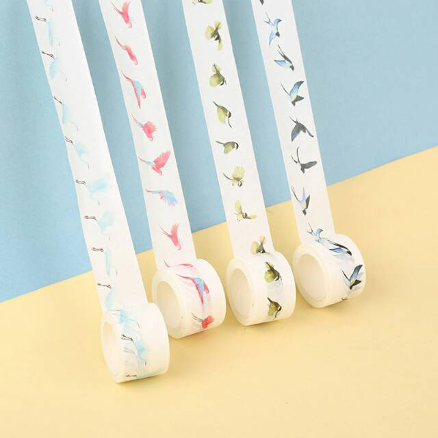 

Masking Tape Colorful Flying Bird 3cm