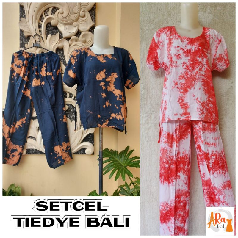 SETCEL TIEDYE BALI/JUAL RANDOM