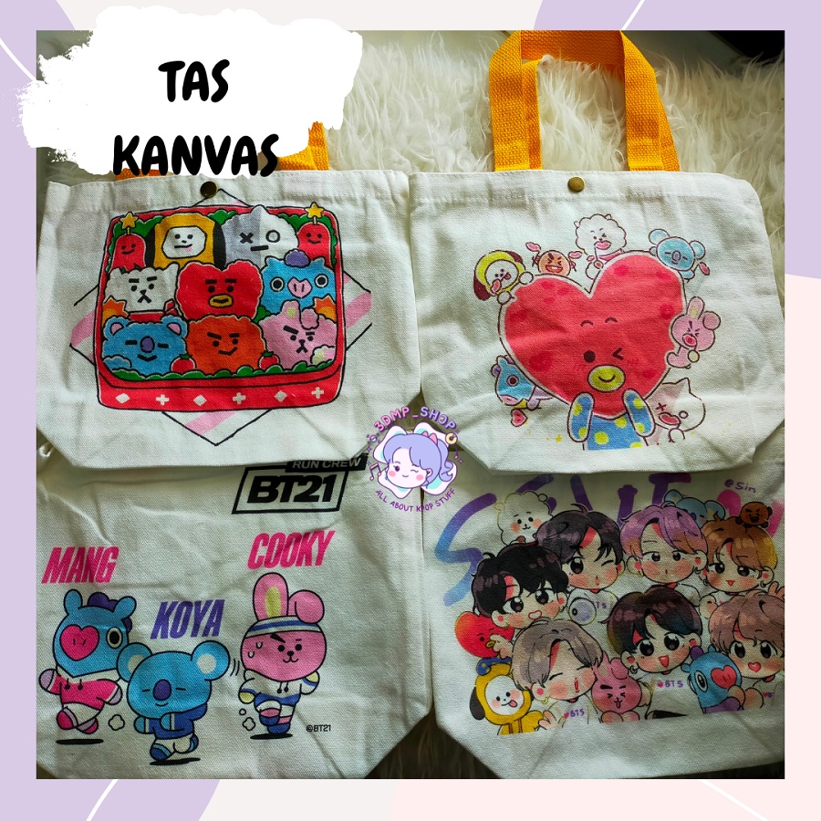 KANVAS TOTEBAG BT21