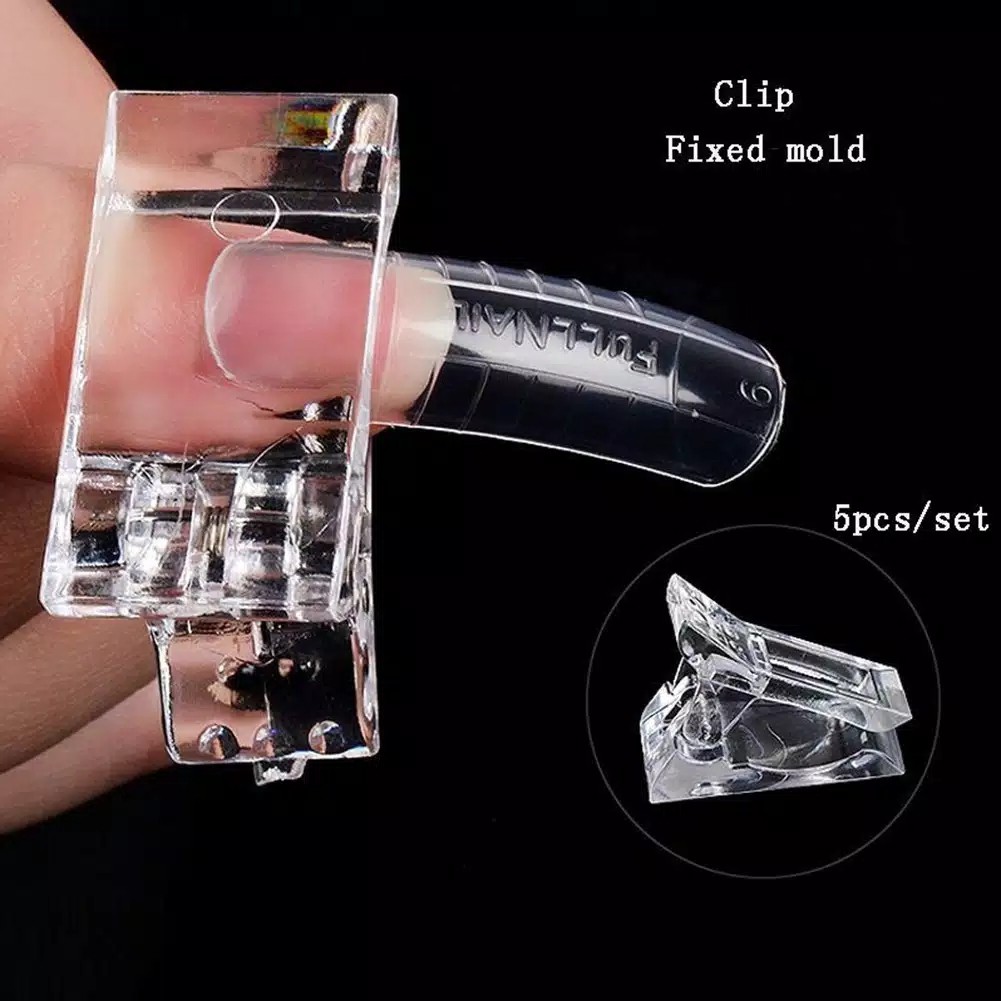 Clip Polygel / Nail Tips Clip Penjepit Kuku Polygel Extension Nail Tip Polygel Nail