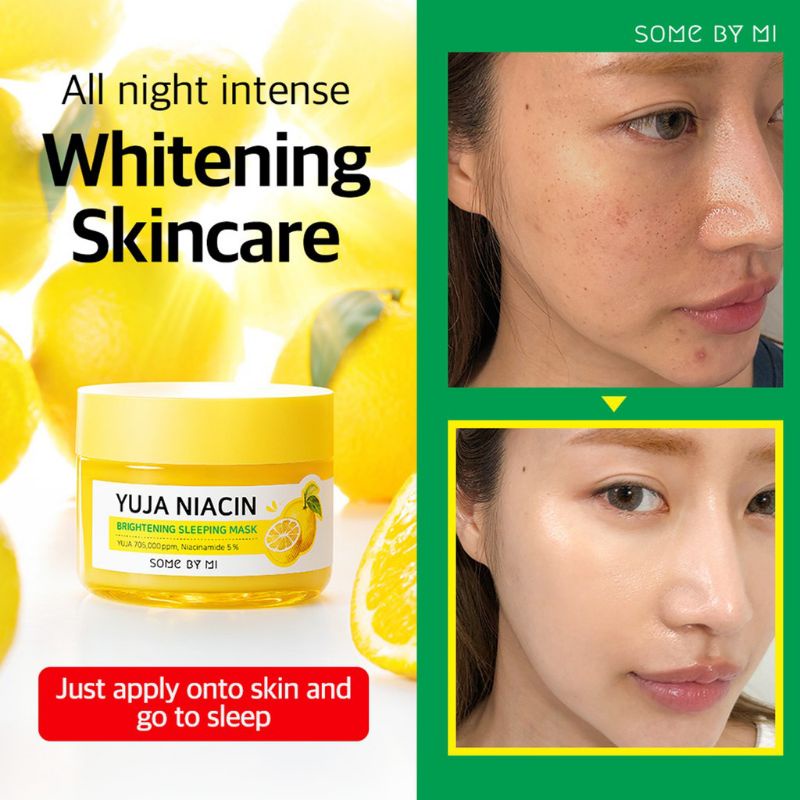 SOME BY MI Yuja Niacin Brightening Sleeping Mask 60g.