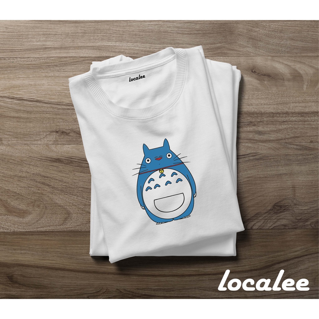 TOTORO IN DORAEMON COSTUME TSHIRT- GHIBLI TSHIRT- KAOS KOLEKSI TOTORO