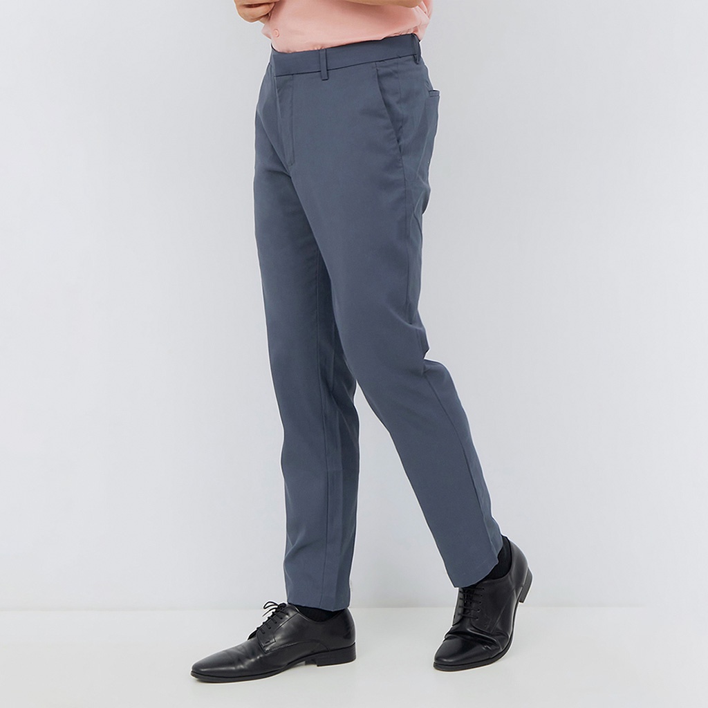 JOY SHADE Men Pants Celana Sopan Panjang Button Pria by ALFANI