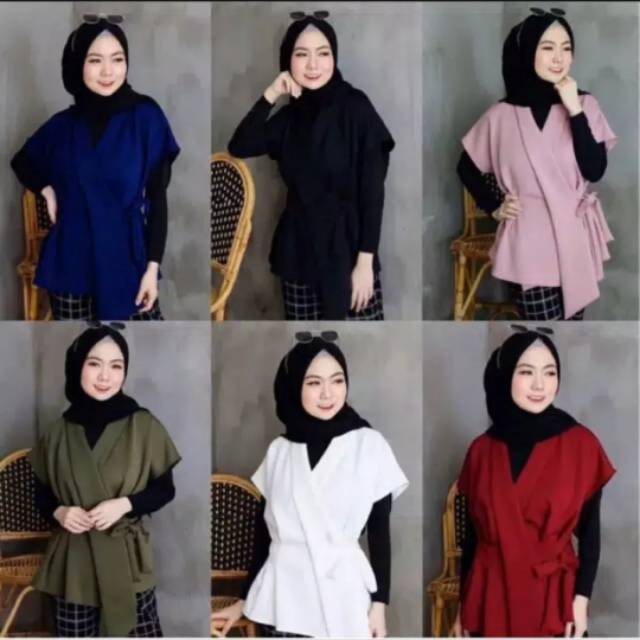 KIA BLOUSE / atasan wanita / murah banget / terlaris / baju kekinian