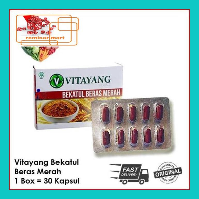 

S0Bers Vitayang Bekatul Beras Merah (1Box@30 Kapsul) Kk Indonesia 40718 Ric0S50B