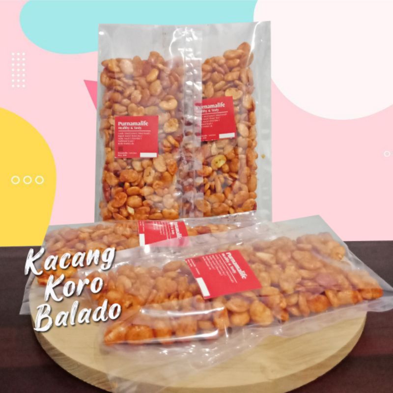 

Terlaris | Camilan kacang koro balado renyah l purnamalife