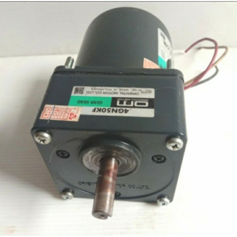 Motor Ac Gearbox Oriental 220V Ratio 1:50 25W