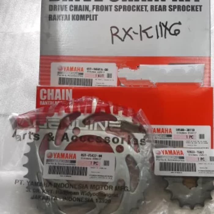 Gear set - Gir set RX king original YAMAHA