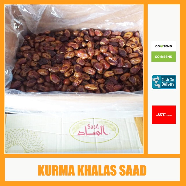 KURMA KHALAS SAAD 1 DUS - Grosir Kurma Khalas Saad - Kurma Khalas