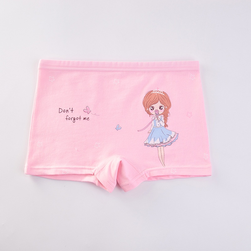 ❤ MIMI ❤ Celana dalam anak perempuan Boxer Motif Girl Face Princess Fairy Kartun IMPORT Murah