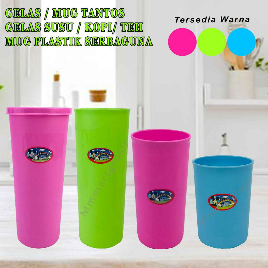 Gelas Minum Sehari Hari* Gelas Mug Tantos* Mug Plastik* Tempat Minum