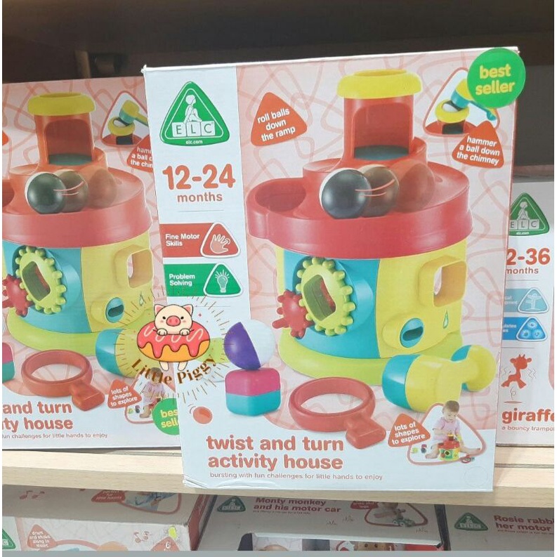 ELC twist and turn activity house