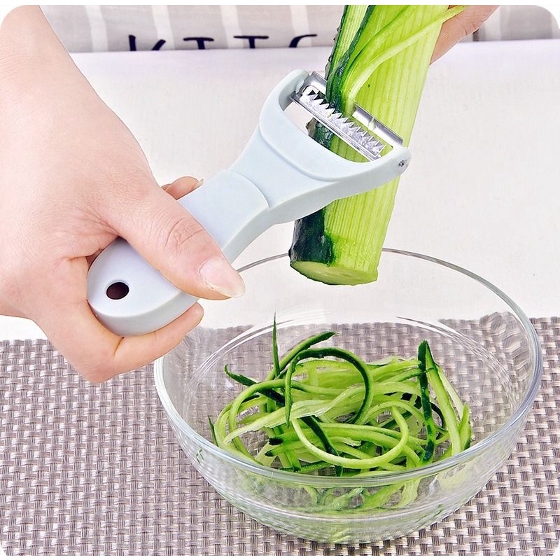 Peeler 2 in1 Parutan Pengupas Serutan Slicer Pisau Buah Sayuran Wortel