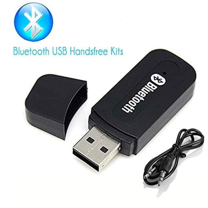 3.5mm Stereo USB Bluetooth Audio Music Receiver + kabel aux