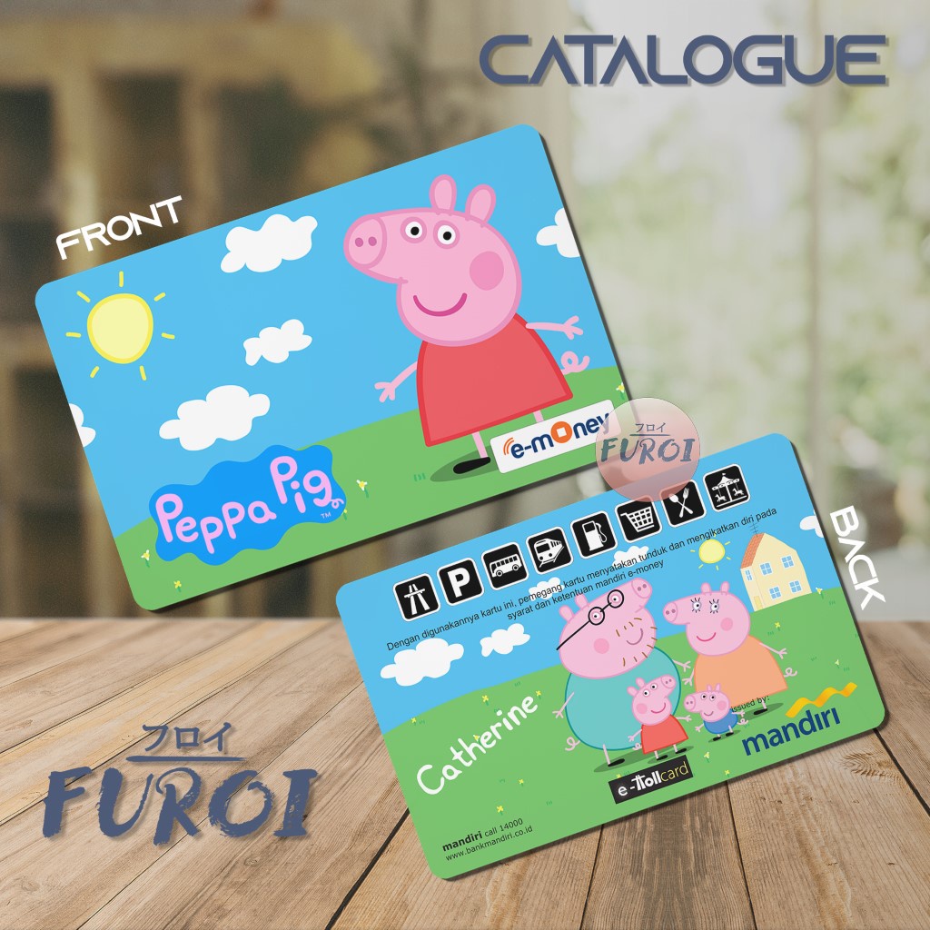 Custom Flazz BCA | Custom Emoney Mandiri | Peppa Pig