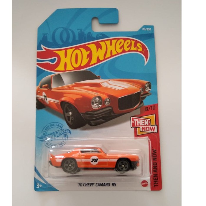 Diecast Hot Wheels 70 CHEVY CAMARO RS Orange HW Then And Now Hotwheels Mobil Mainan Anak K21