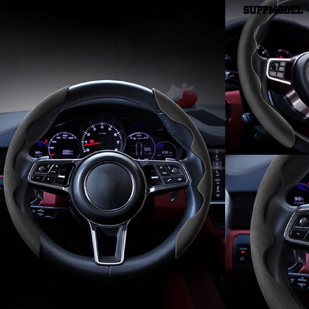 Suppmodel 1 Pasang Cover Stir Mobil Universal Anti Slip / Alergi