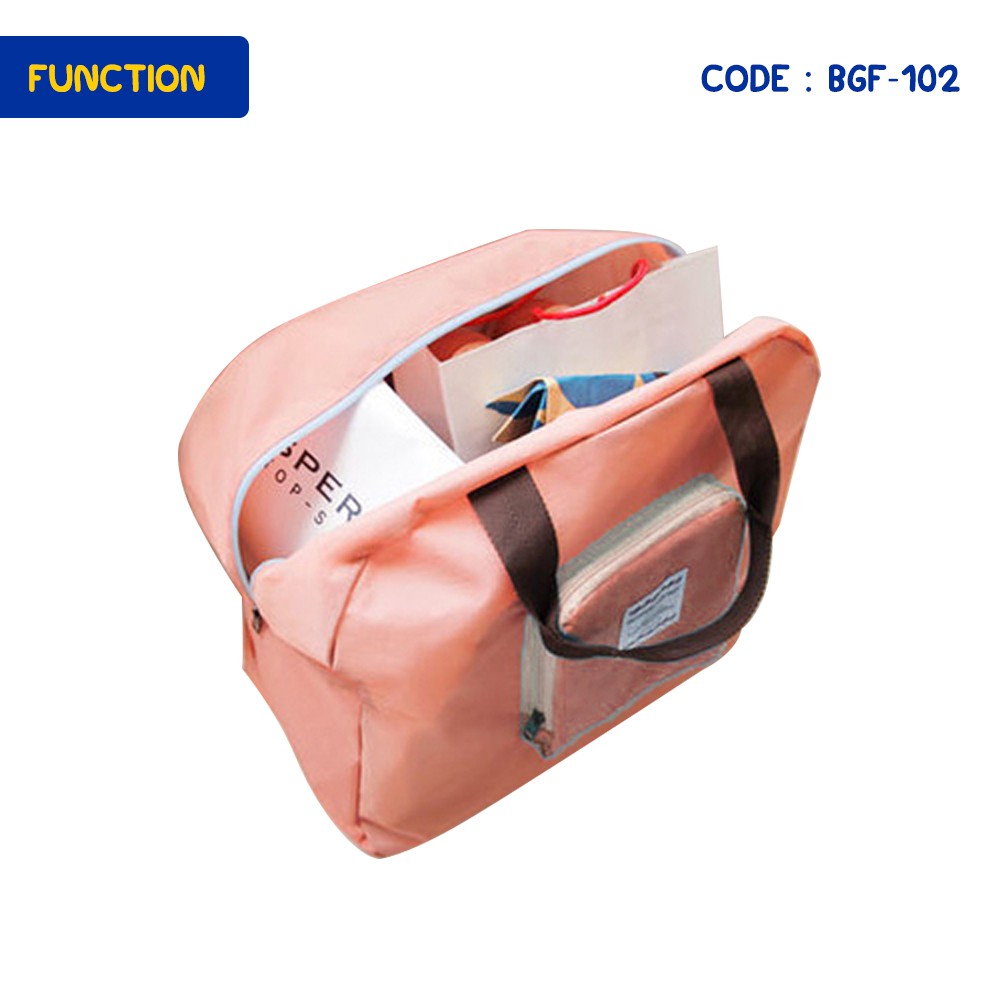 HAPPY TRAVEL Bag - Foldable Travel Bag - Hand Carry - Tas Lipat - Folding Bag Organizer - BGF-102