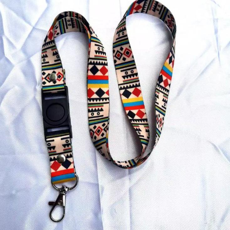 

Hot - Tali Gantungan Id Card Name Tag Printing 2 Sisi Motip Antibot