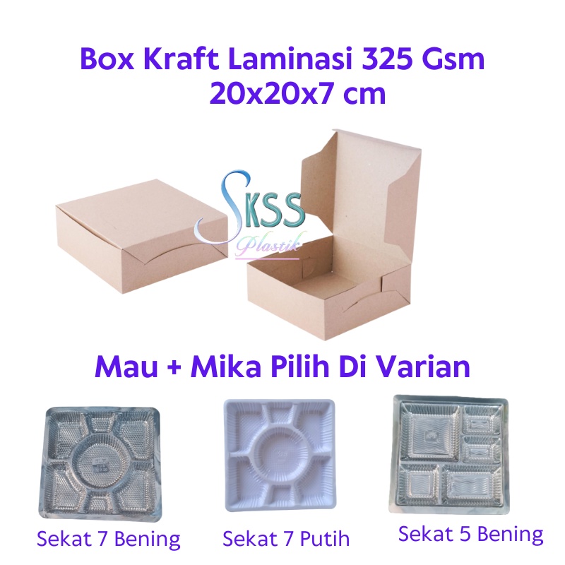 Jual Box Dus Nasi Kraft Laminasi X L Kotak Nasi L Dus Nasi Kotak