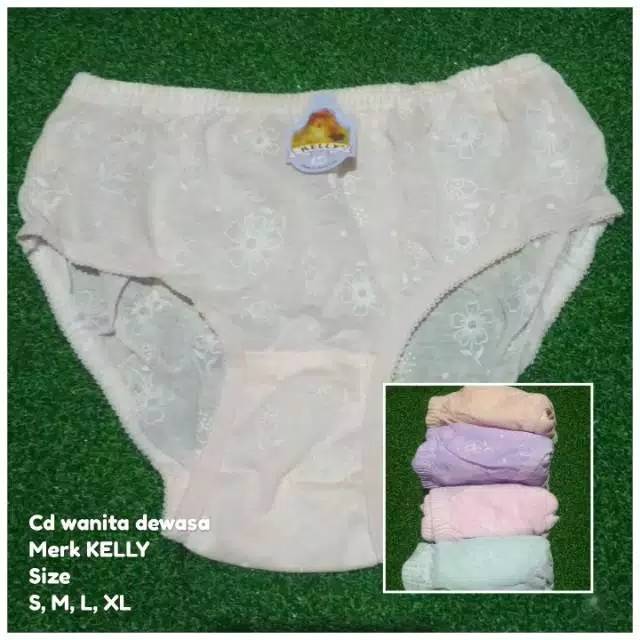 PROMO CELANA DALAM WANITA MURAH CD WOMAN S M L XL 3L KATUN KELLY UNDERWEAR PANTS PREMIUM ECER GROSIR