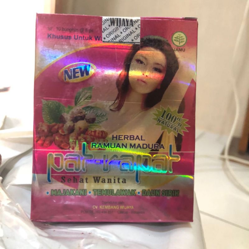 

PAT RAPAT - MANJAKANI HERBAL RAPAT RESMI BPOM