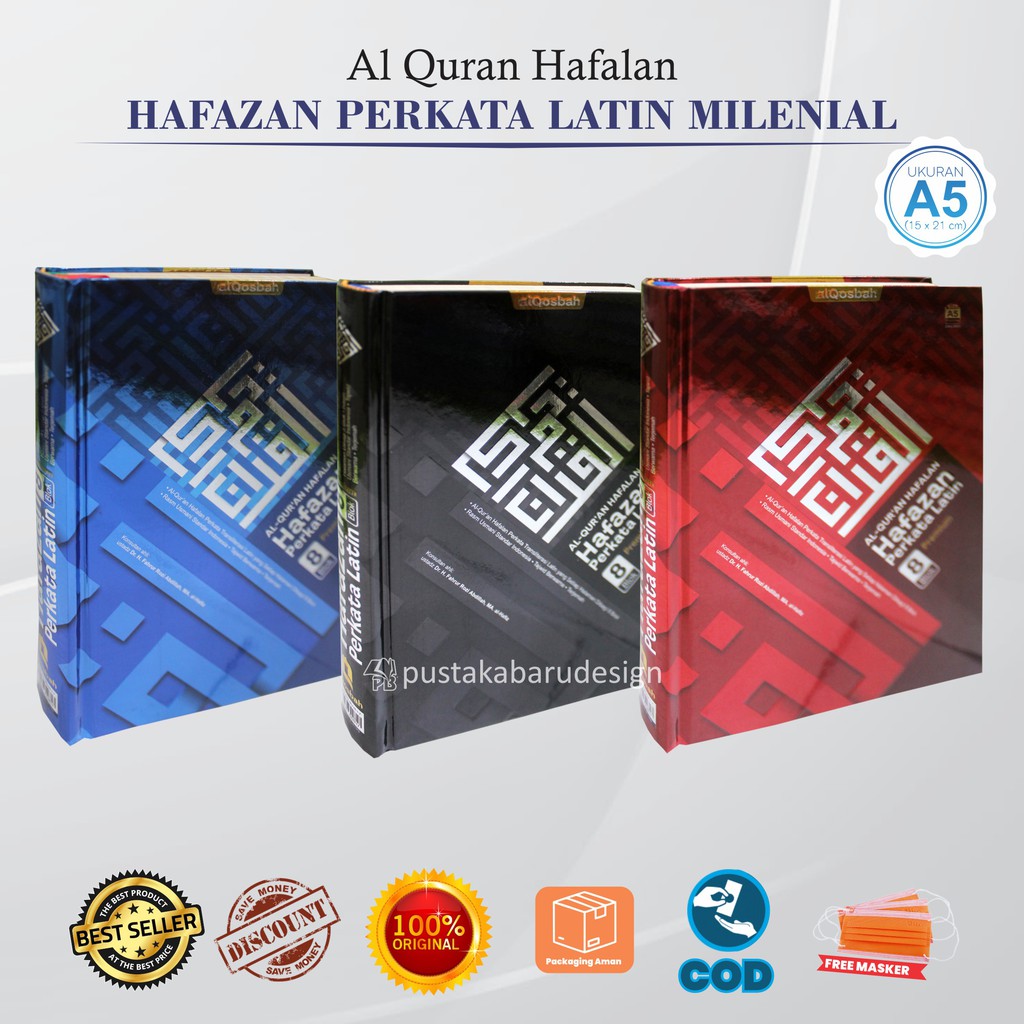Alquran Kecil Al Quran Hafalan Hafazan Perkata Latin Milenial 8 Blok A5