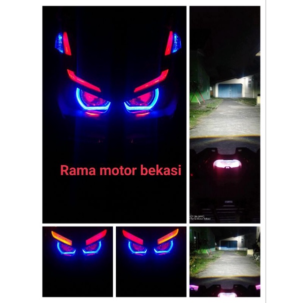 LAMPU PROJIE VARIO 160 NEW 2022 KOMPLIT | CUSTOM HEADLAMP REFLEKTOR VARIO