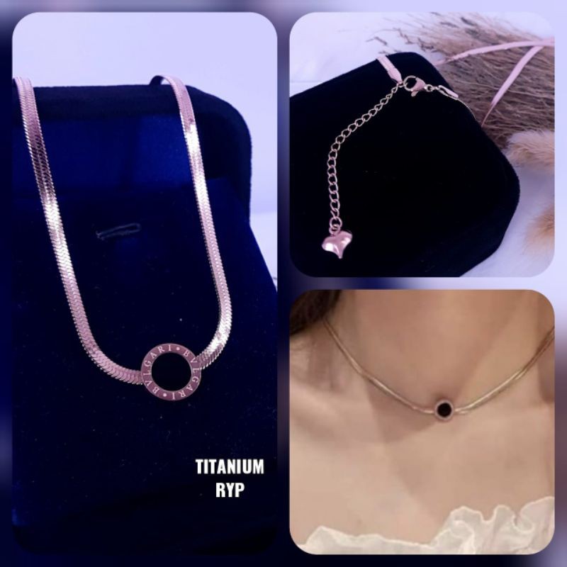 Kalung titanium,awet,bisa dipakai mandi