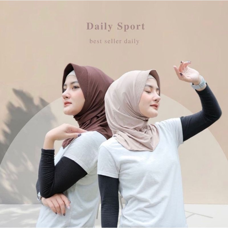 Clemira Bergo Sport / hijab sport olahraga / jilbab instan sporty training jilbab volly/ HIJAB INSTANT SPORT HIGH QUALITY