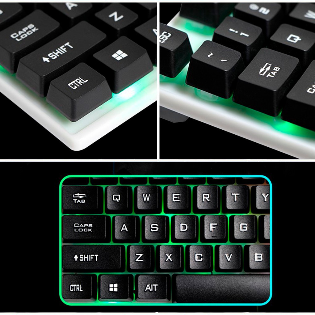 BENCO keyboard gaming dan RGB Keyboard Gaming USB Cable RGB/keyboard komputer