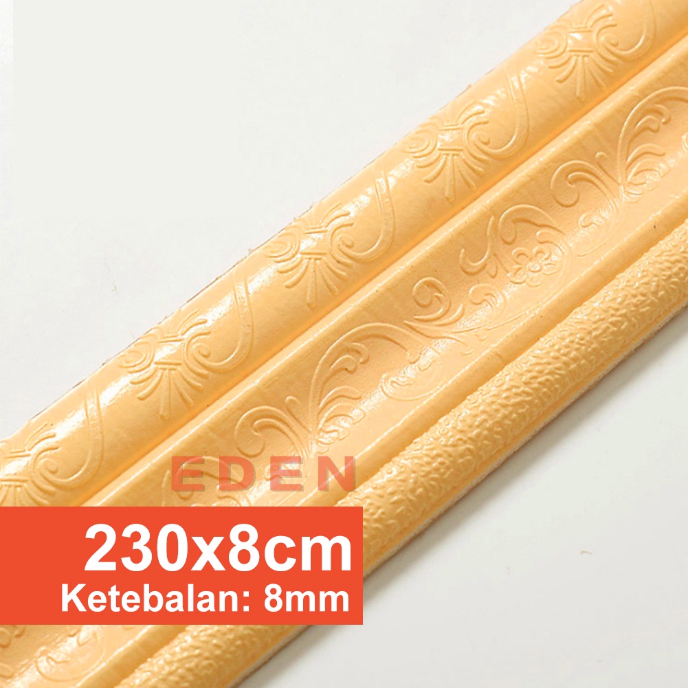 Wallpaper List Border Foam Stiker List Dinding 3D Wallborder 2.3 Meter-EDEN-LSB82