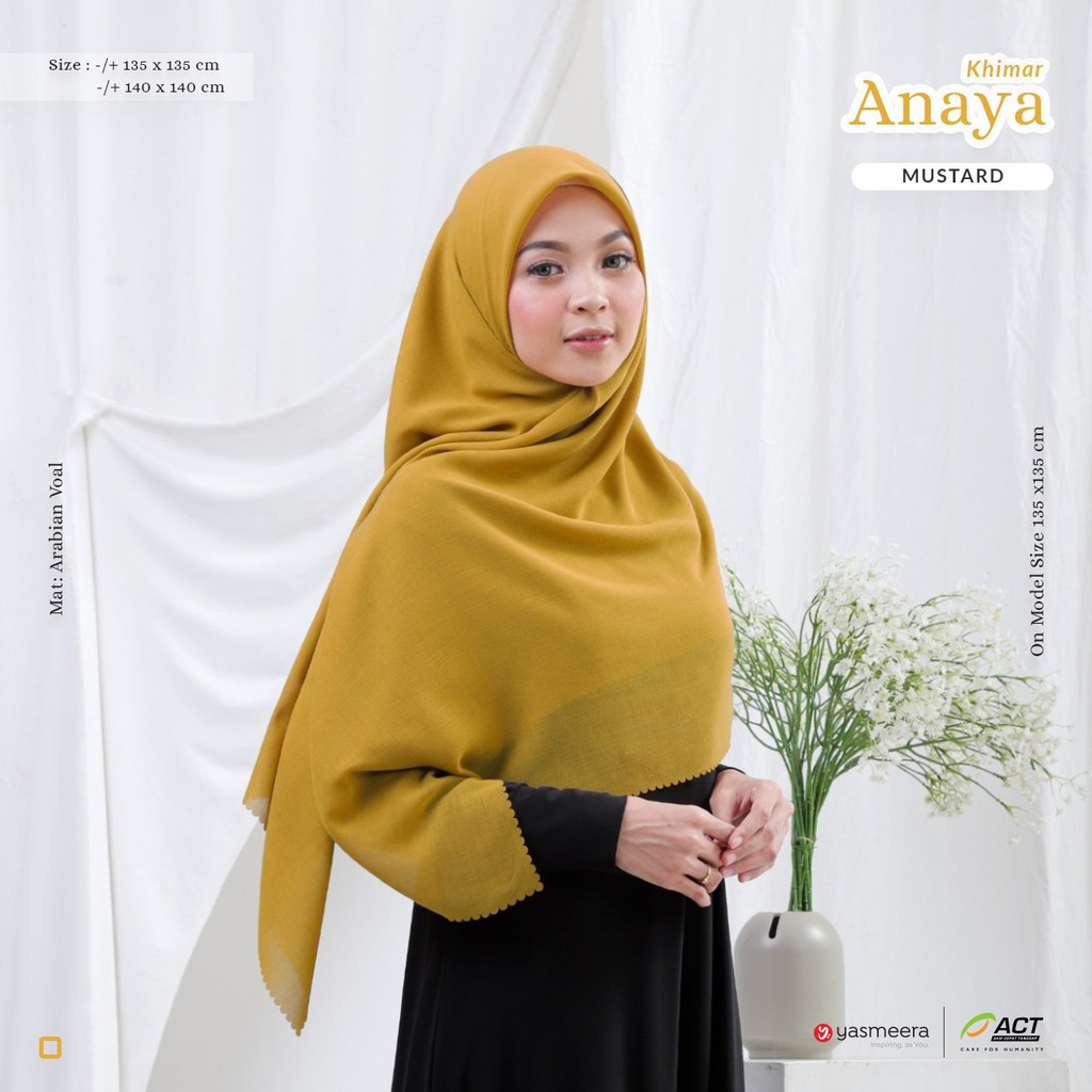 ANAYA SCARF BY YASMEERA SCARF MURAH SCARF BRANDED SCARF MANIS SCARF CANTIK SCARF SEGIEMPAT POLOS