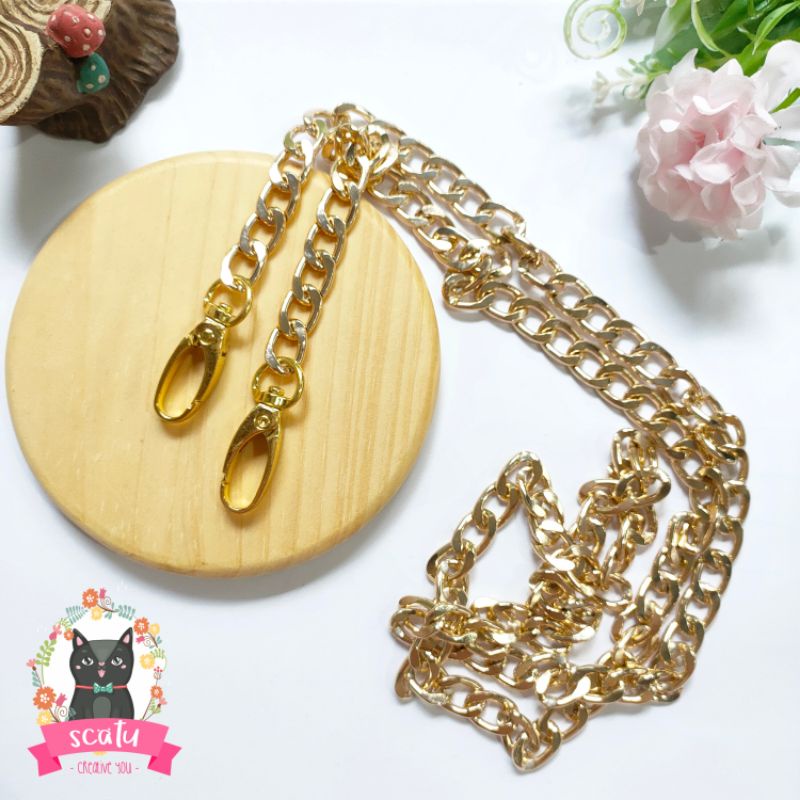 Rantai Tas Siap Pakai / Strap Bag Cantik Bahan Alumunium Anti Karat