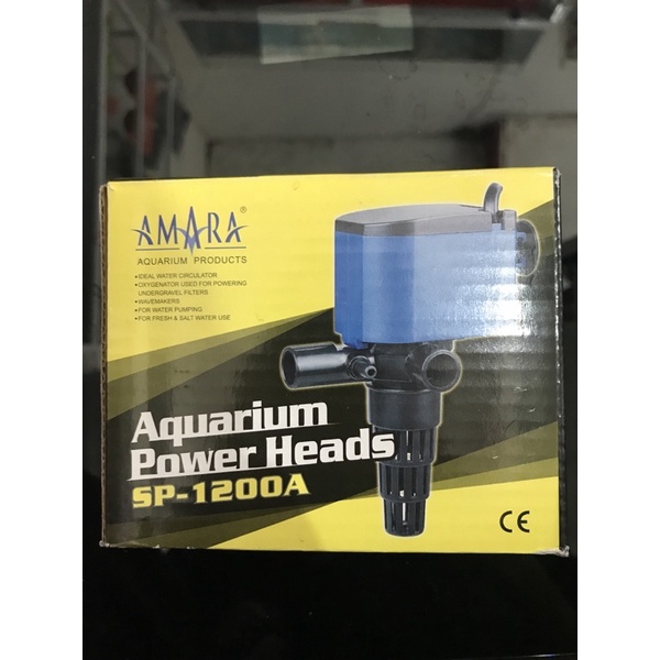 Mesin Pompa Power Head PH Filter Aquarium Kolam WP 1200 Merk Amara