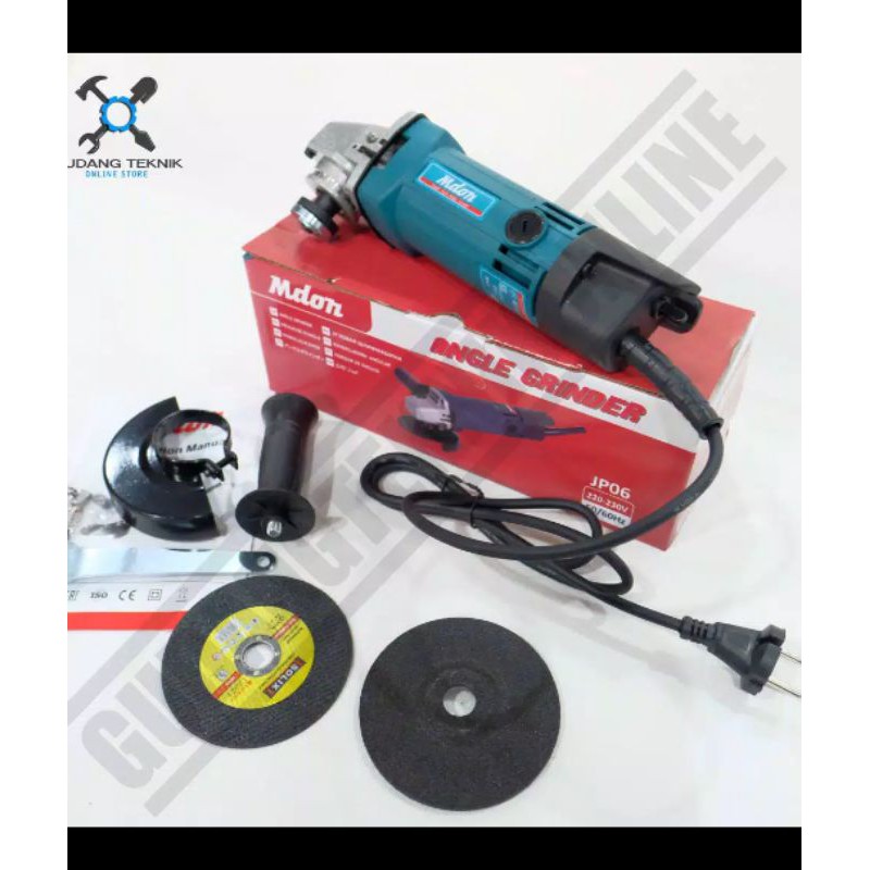 Mesin Gerinda Mdon JP06 - Grinda 4inch Disc Grinder Angle Grinder Mdon Gerinda Tangan