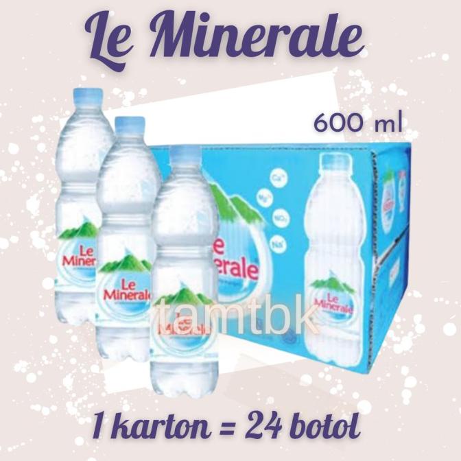 

PROMO Le Minerale air mineral 600ml 1 karton (isi 24 botol)/MINUMAN COLLAGEN/MINUMAN YOYIC/MINUMAN DIET/MINUMAN PEMUTIH BADAN/MINUMAN KOREA/MINUMAN KEMASAN/MINUMAN KALENG/MINUMAN KOTAK/MINUMAN SEHAT HERBAL/MINUMAN SEHAT UNTUK TUBUH/MINUMAN SEHAT