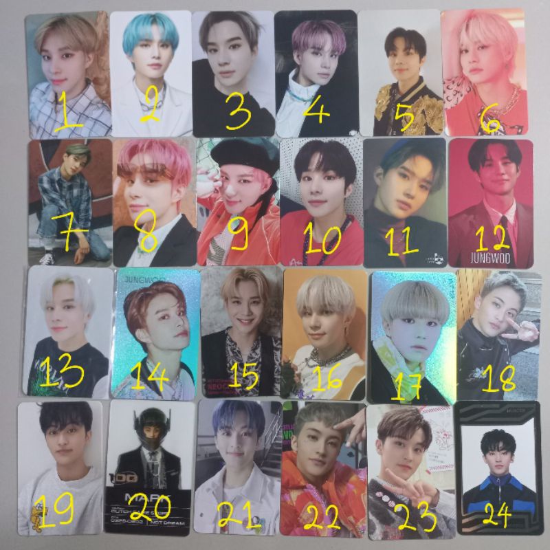 [BACA DESKRIPSI SEBELUM CO] NCT WAYV photocard official jungwoo mark superhuman fortune the link rea